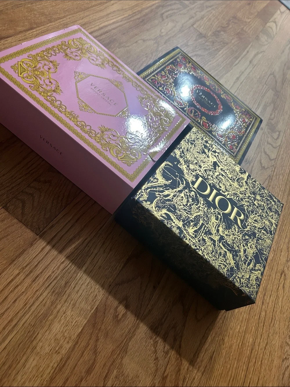 Dior Black and Gold Decorative Gift Box
